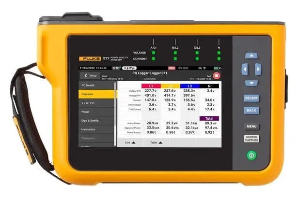 Fluke 1777 三相电能质量分析仪｜福禄克旗舰级电力质量分析仪
